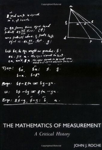 Cover for Roche · The Mathematics of Measurement (Inbunden Bok) [1998 edition] (1998)