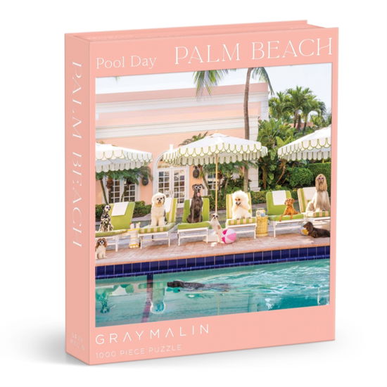 Cover for Galison · Gray Malin Palm Beach Poolside Piece Book Box Puzzle (SPEL) (2025)