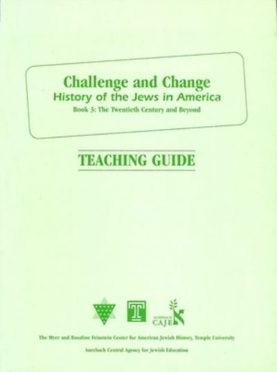 Cover for Behrman House · Challenge &amp; Change 3 Teaching Guide (Paperback Book) (2005)