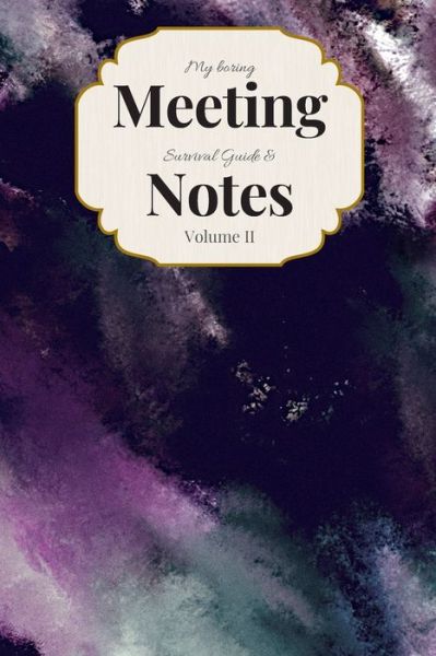 Cover for Gadfly Books · My Boring Meeting Survival Guide &amp; Notes (Paperback Book) (2019)