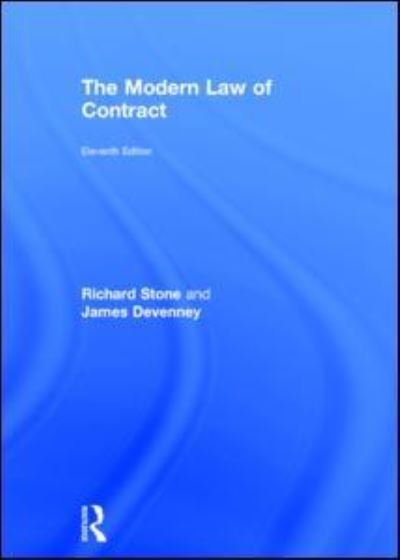 The Modern Law of Contract - Richard Stone - Books - Taylor & Francis Ltd - 9781138015814 - February 1, 2015