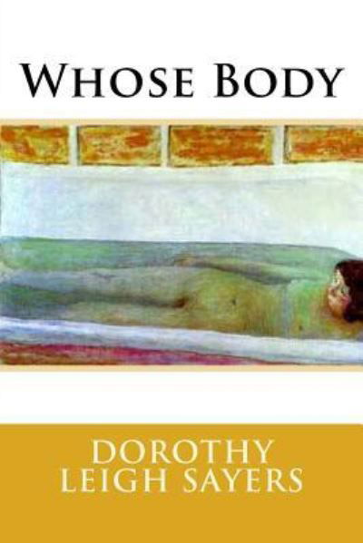 Cover for Dorothy Sayers · Whose Body (Pocketbok) (2016)