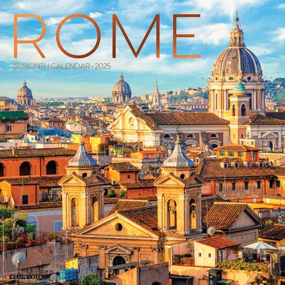 Rome 2025 12 X 12 Wall Calendar - Willow Creek Press - Gadżety - Willow Creek Press Calendars - 9781549246814 - 10 września 2024