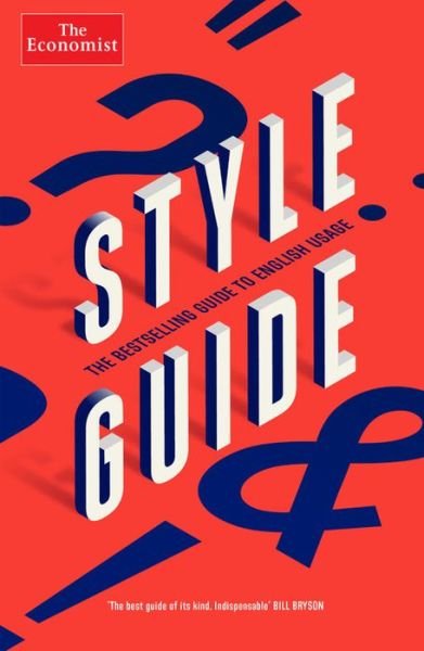 Cover for The Economist · Style Guide (Book) (2018)