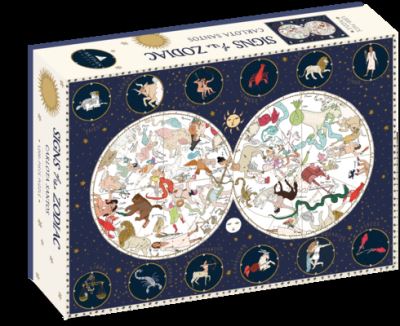 Cover for Carlota Santos · Signs of the Zodiac 1,000-Piece Puzzle - Workman Jigsaw Puzzles (Book) (2022)