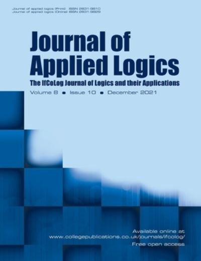 Journal of Applied Logics - IfCoLog Journal of Logics and their Applications. Volume 8, number 10, December 2021 - Gabbay Dov - Bøger - College Publications - 9781848903814 - 1. december 2021