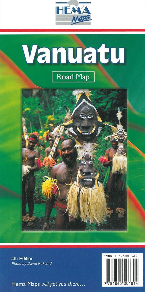 Vanuatu - Hema Maps - Książki - Hema maps international maps - 9781865001814 - 3 stycznia 2001