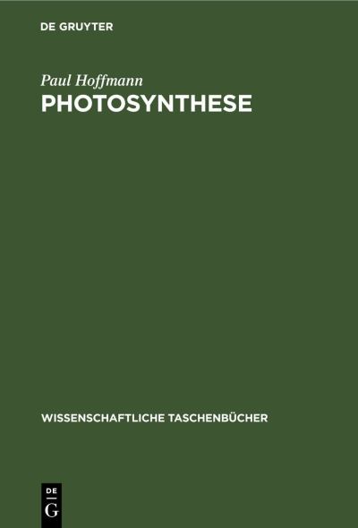 Cover for Paul Hoffmann · Photosynthese (Book) (1988)