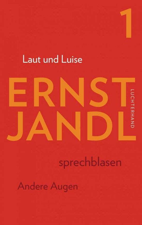 Cover for Jandl · Werke.01 Laut und Luise (Book)