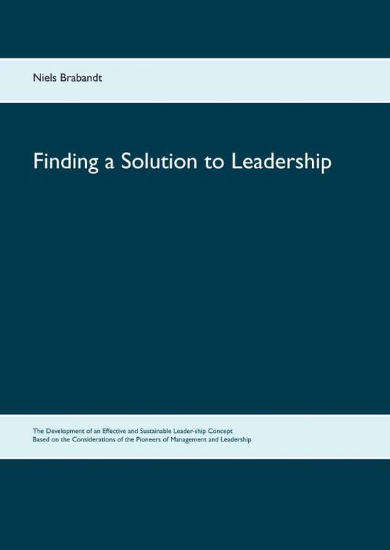 Cover for Brabandt · Finding a Solution to Leadersh (Book)