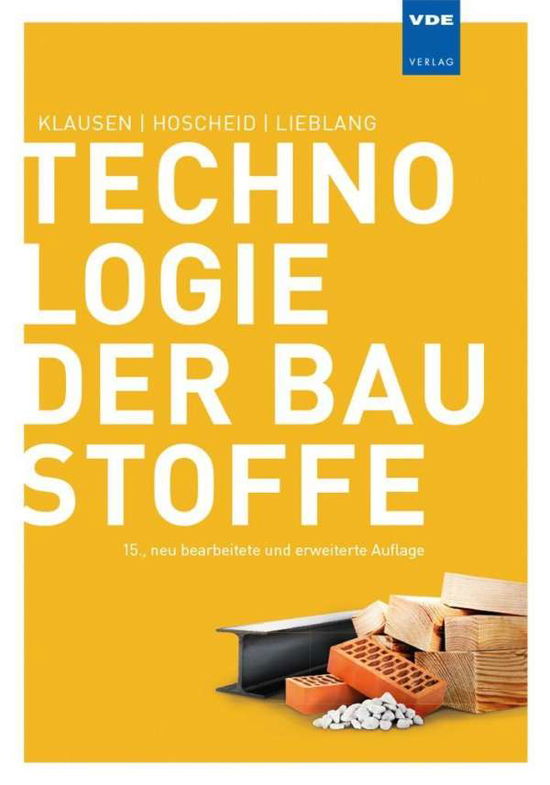 Cover for Klausen · Technologie der Baustoffe (Book)