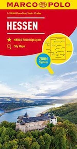 Cover for Mairdumont · MARCO POLO Regionalkarte Deutschland 06 Hessen 1:200.000 (Kartor) (2022)