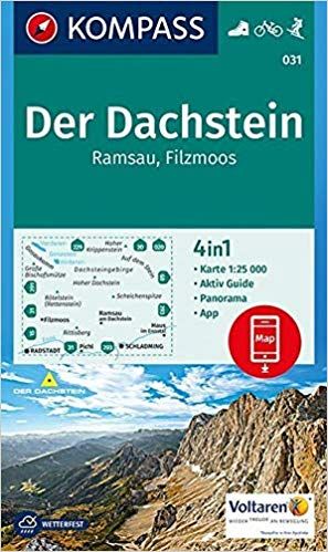 Dachstein, Der: Ramsau, Filzmoos, Kompass Wanderkarte 031 - Mair-Dumont / Kompass - Books - Kompass - 9783990442814 - May 3, 2019