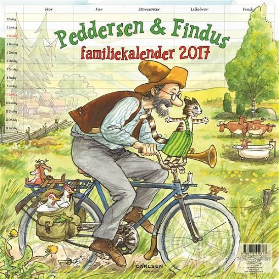 Peddersen familiekalender 2017 - Sven Nordqvist - Books - Carlsen - 9788711541814 - September 1, 2016