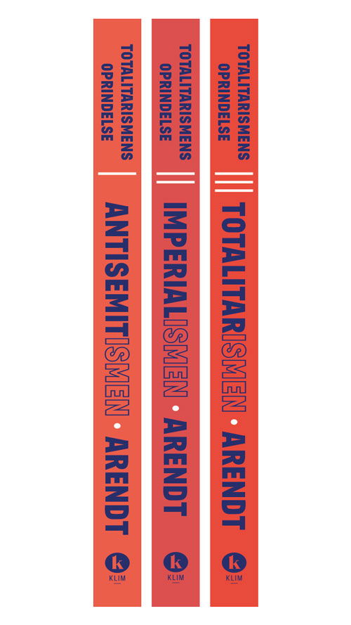 Cover for Hannah Arendt · Totalitarismen 1-3 (Sewn Spine Book) [1º edição] (2019)