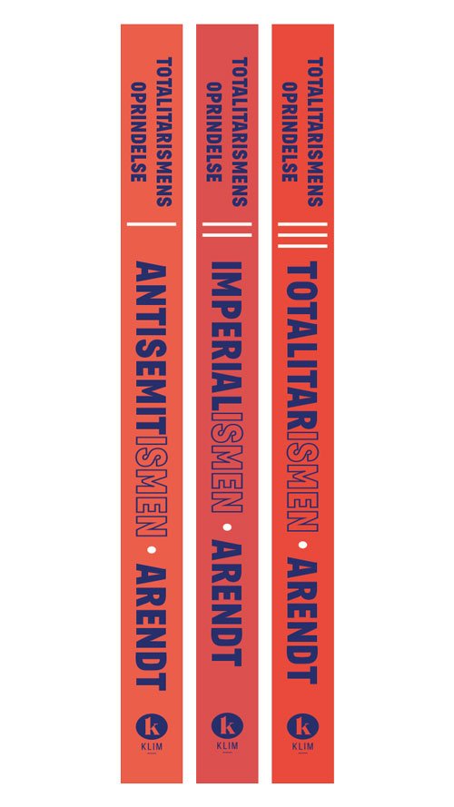 Cover for Hannah Arendt · Totalitarismen 1-3 (Sewn Spine Book) [1st edition] (2019)