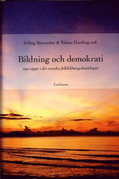 Cover for Bjurström Erling (red.) · Bildning och demokrati : nya vägar i det svenska folkbildningslandskapet (Bound Book) (2013)
