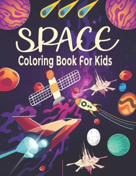 Cover for Jabed Coloring · Space Coloring Book For Kids (Paperback Bog) (2021)