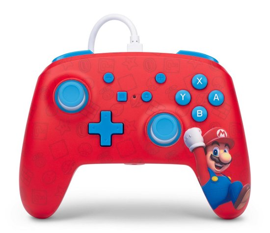 Cover for Powera Nsw Enh Wired Controller · Powera Nsw Enh Wired Controller - Woo Hoo Mario (Leketøy)
