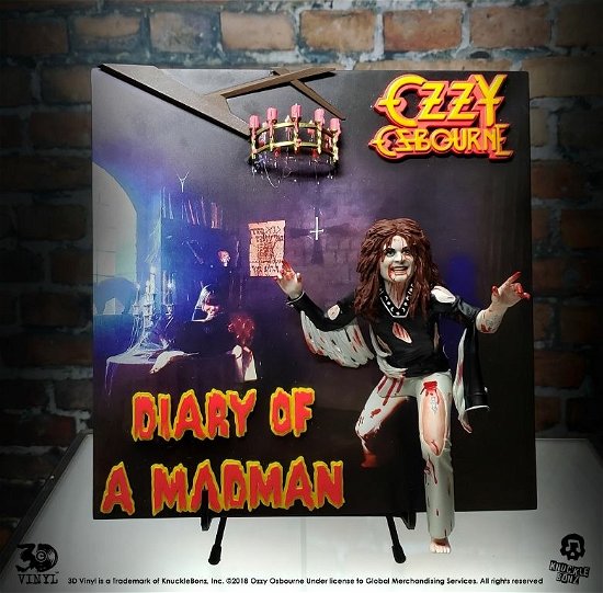 Ozzy Osbourne 'diary of a Madman' 3D Vinyl - Knucklebonz - Fanituote -  - 0655646624815 - torstai 11. helmikuuta 2021