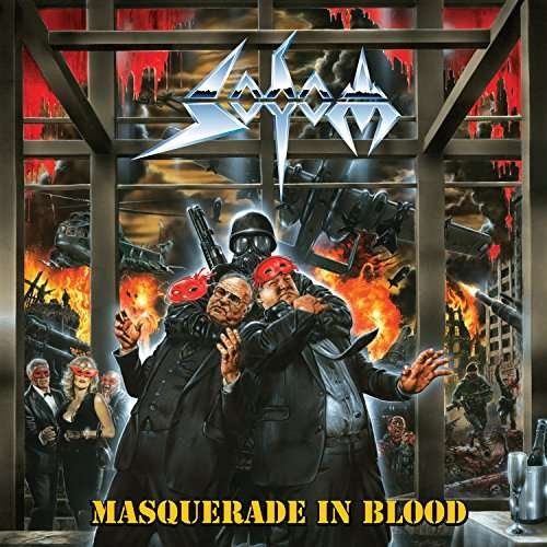 Cover for Sodom · Masquerade in Blood (LP) [Coloured edition] (2017)