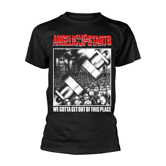 Cover for Angelic Upstarts · We Gotta Get out of This Place (T-shirt) [size S] [Black edition] (2019)