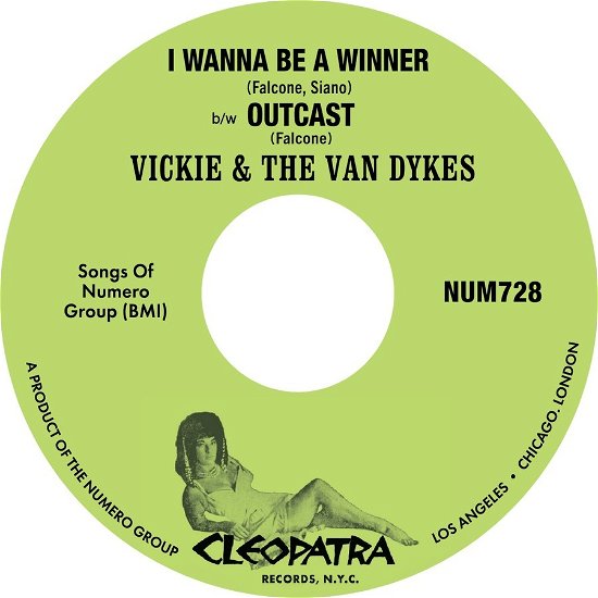 Cover for Vickie &amp; The Van Dykes · I Wanna Be A Winner (7&quot;) (2023)