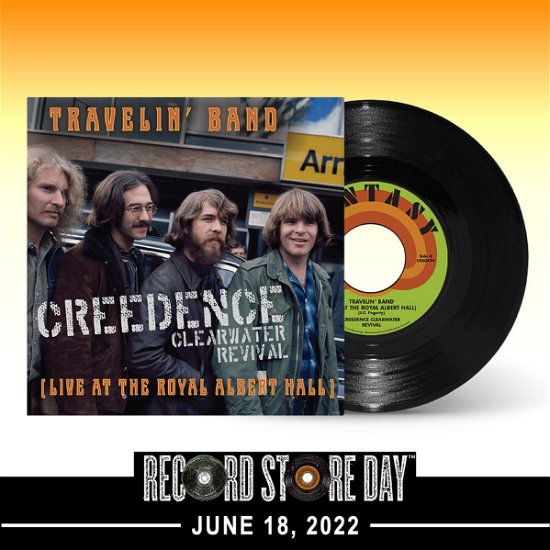 Cover for Creedence Clearwater Revival · RSD 2022 - Travelin' Band (7&quot; RSD Exclusive) (7&quot;) (2022)