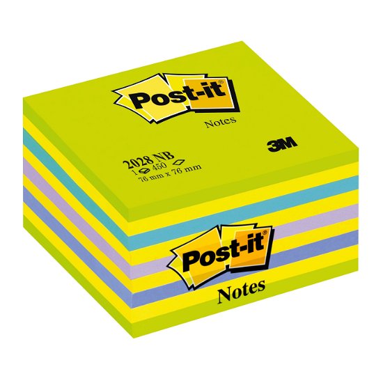 Cover for Post-it® · Post-It-Würfel,neon grün (ACCESSORY) (2017)