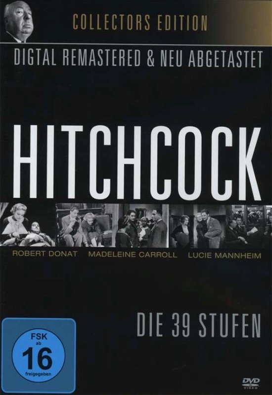Robert Donat / Madeleine Carroll · Die 39 Stufen (DVD) [A. Hitchcock Collectors edition] (2015)