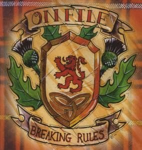 Cover for On File · Breaking The Rules (LP) (2010)
