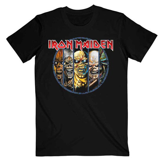 Iron Maiden Unisex T-Shirt: Eddie Evolution - Iron Maiden - Merchandise - ROFF - 5055295344815 - 13. maj 2013