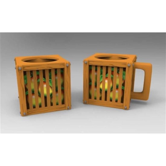 Crash Team Racing Wumpa Fruit Crate Mug - Crash Bandicoot - Merchandise -  - 5056280406815 - 11. juni 2019