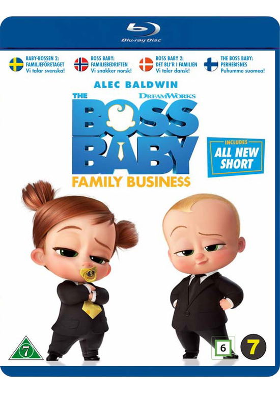 Cover for Boss Baby · Boss Baby: Family Business (Aka the Boss (Blu-Ray) (2022)