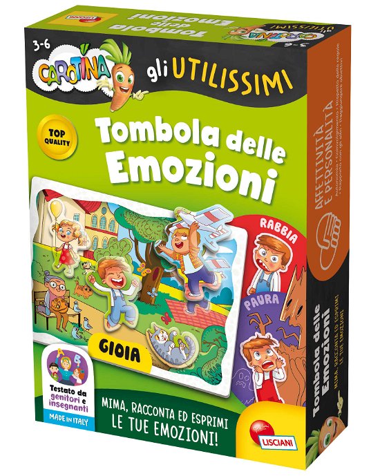 Cover for Lisciani: Carotina · Gli Utilissimi Tombola Delle Emozioni (MERCH)