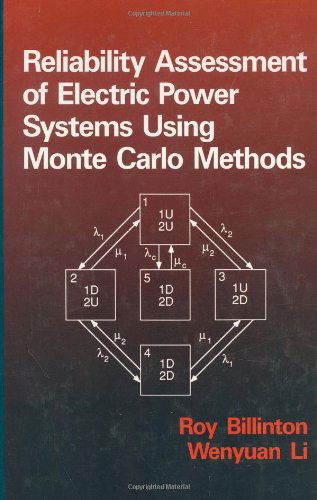 Cover for Roy Billinton · Reliability Assessment of Electrical Power Systems Using Monte Carlo Methods (Gebundenes Buch) (1994)