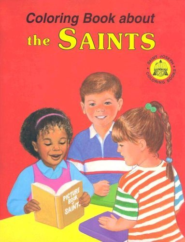 Cover for Catholic Book Publishing Co · Coloring Book About the Saints (Paperback Bog) (1986)