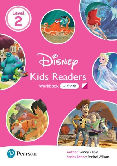Cover for Level 2: Disney Kids Readers Workbook with eBook and Online Resources - Pearson English Kids Readers (Book) (2021)