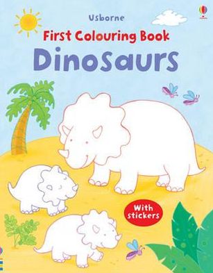 Cover for Sam Taplin · First Colouring Book Dinosaurs with Stickers - First Colouring Books with stickers (Paperback Book) (2011)