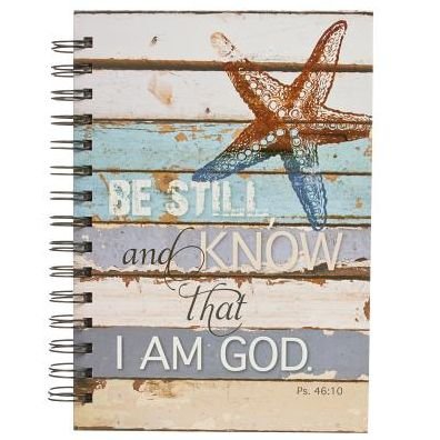 Cover for Christian Art Gifts · Journal Wirebound Starfish Be Still (Hardcover Book) (2015)
