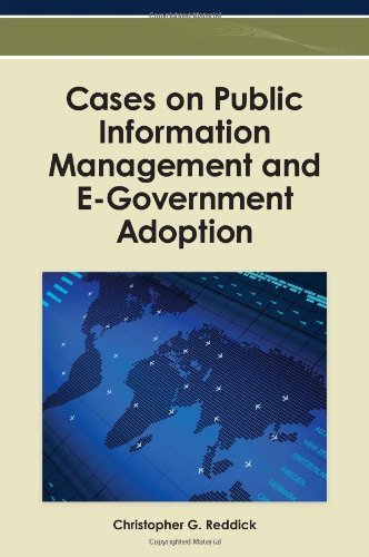 Cover for Christopher G. Reddick · Cases on Public Information Management and E-government Adoption (Innbunden bok) (2012)