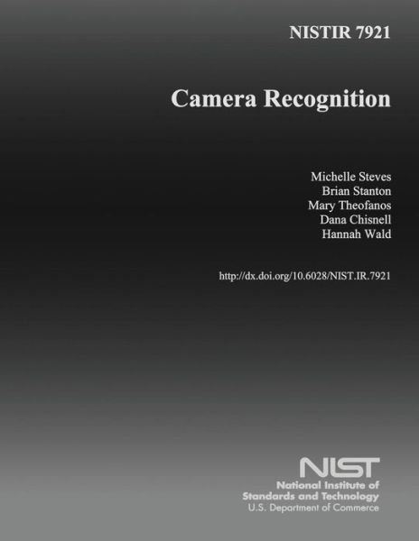 Cover for U S Department of Commerce · Nistir 7921: Camera Recognition (Taschenbuch) (2014)