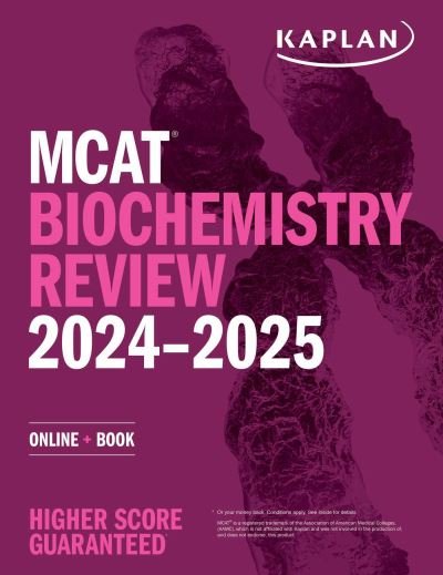 Cover for Kaplan Test Prep · MCAT Biochemistry Review 2024-2025: Online + Book - Kaplan Test Prep (Paperback Book) (2023)