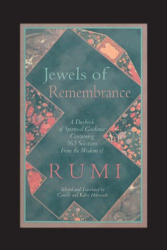 Cover for Camille Helminski · Jewels of Remembrance: A Daybook of Spiritual Guidance Containing 365 Selections From the Wisdom of Rumi (Paperback Book) (2000)