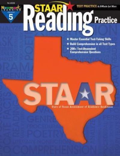 Cover for Newmark Learning · Staar Reading Practice Grade 5 Teacher Resource (Paperback Book) (2019)