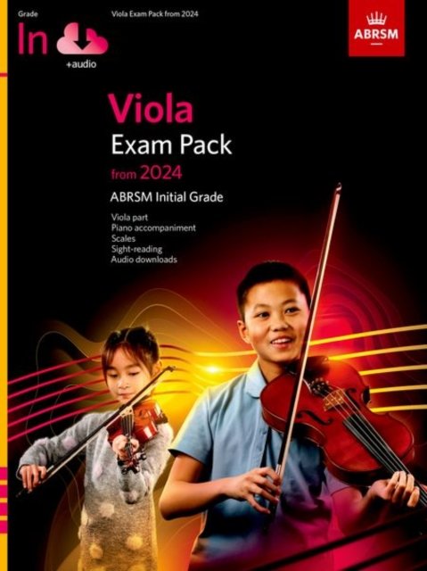 Cover for Abrsm · Viola Exam Pack from 2024, Initial Grade, Viola Part, Piano Accompaniment &amp; Audio - ABRSM Exam Pieces (Partitur) (2023)