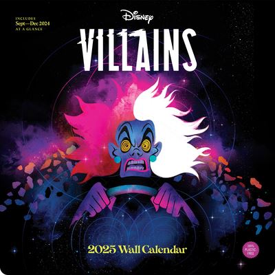 Cover for Chronicle Books · Disney Villains 2025 Wall Calendar (Calendar) (2024)