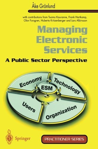 Cover for Ake Groenlund · Managing Electronic Services: A Public Sector Perspective - Practitioner Series (Taschenbuch) [2000 edition] (2000)