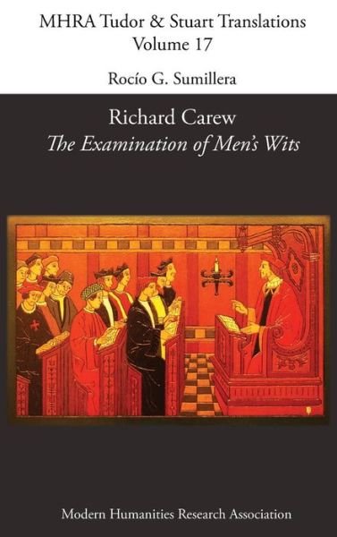 Cover for Rocio G Sumillera · Richard Carew, 'the Examination of Men's Wits' (Hardcover Book) (2014)