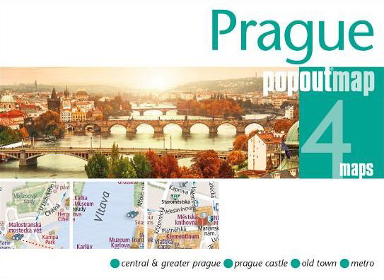 Cover for Popout Map · Prague PopOut Map - PopOut Maps (Landkart) (2019)